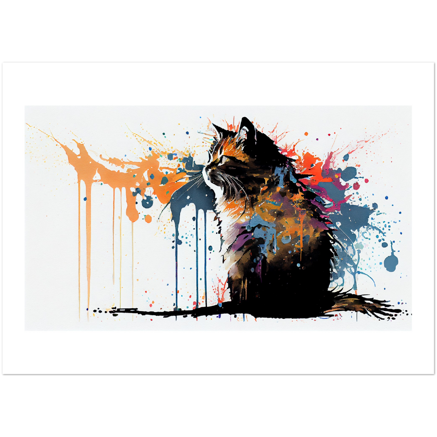 Purrfect Palette - Matte Paper Poster