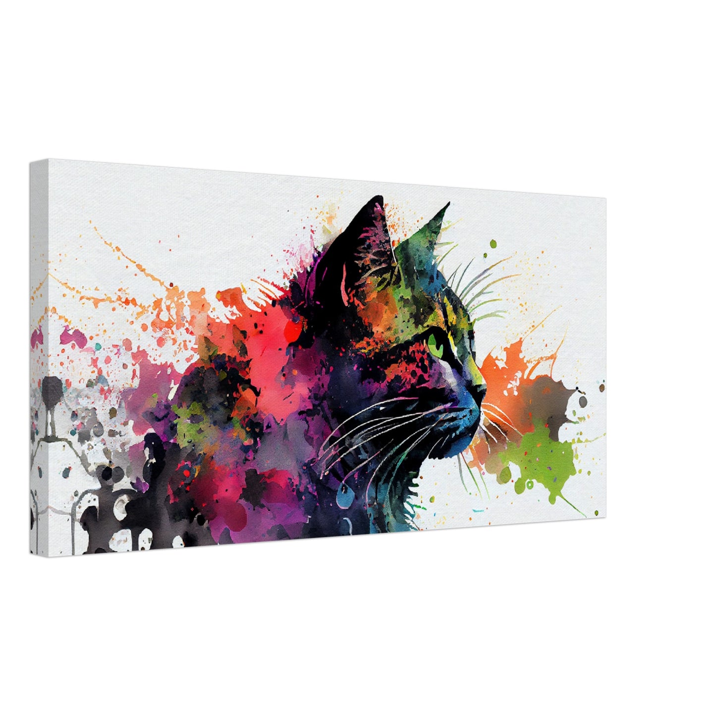 Whimsical Feline Canvas