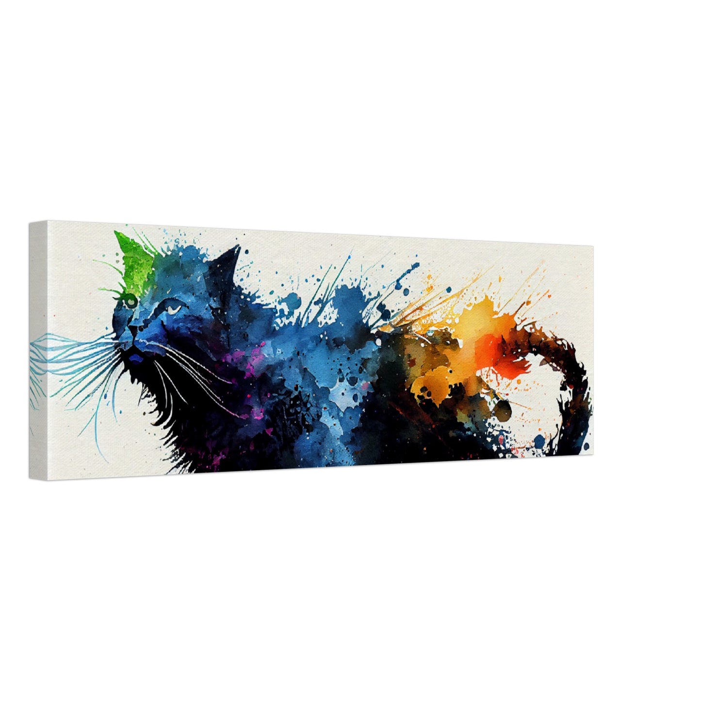 Colorful Whiskers Canvas