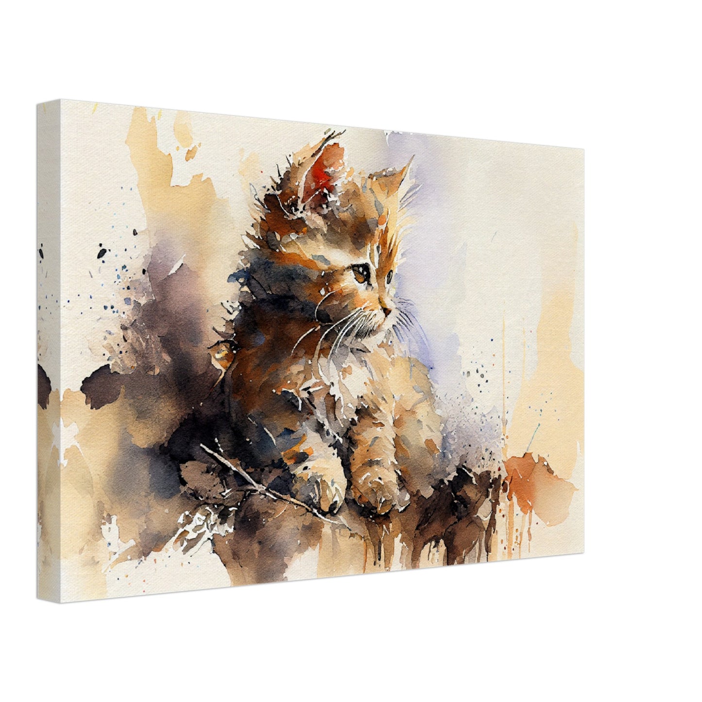 Cute Contemplation Canvas