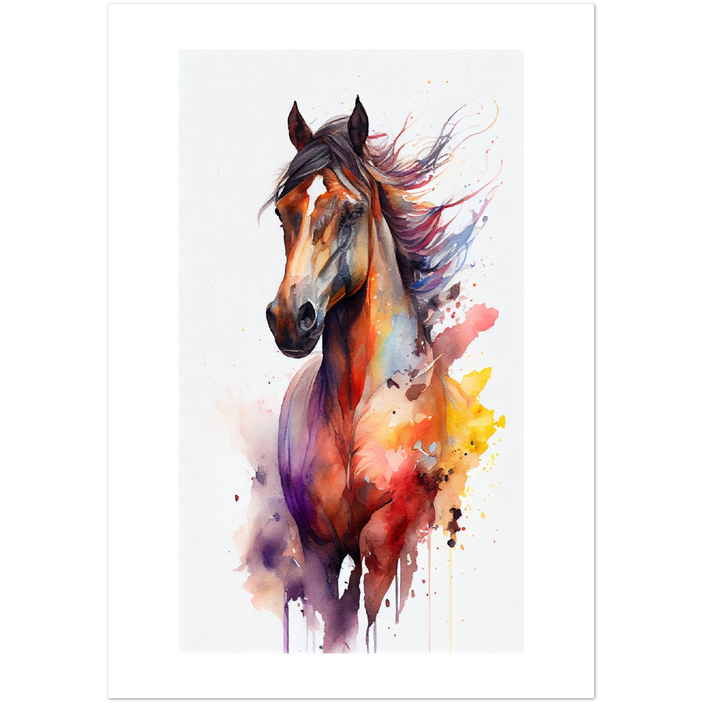 Graceful Galloper - Premium Matte Paper Poster