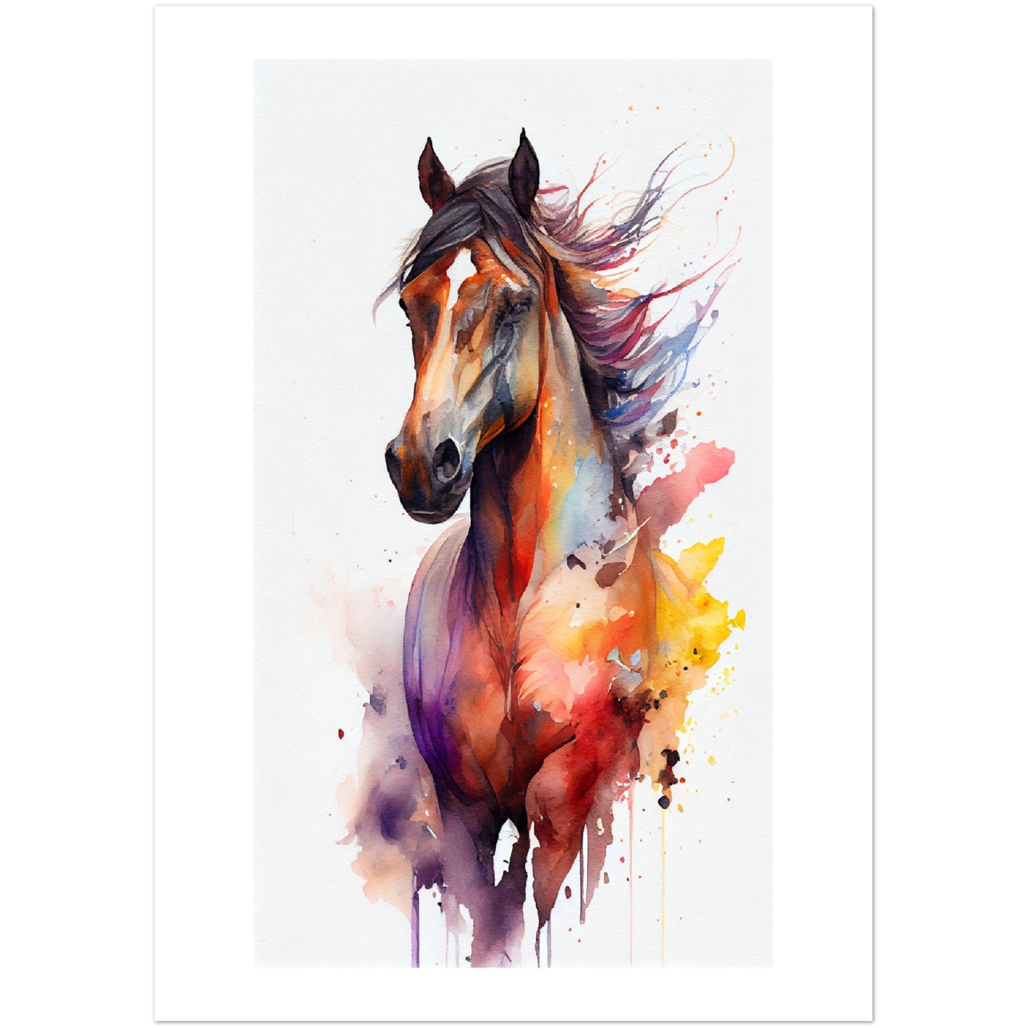 Graceful Galloper - Premium Matte Paper Poster