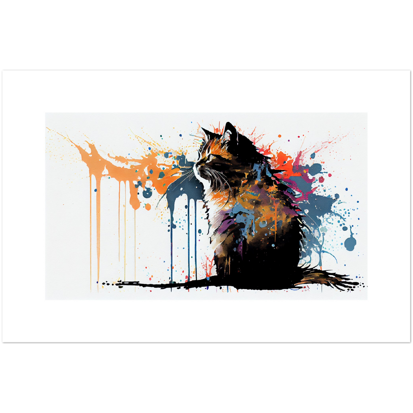 Purrfect Palette - Matte Paper Poster