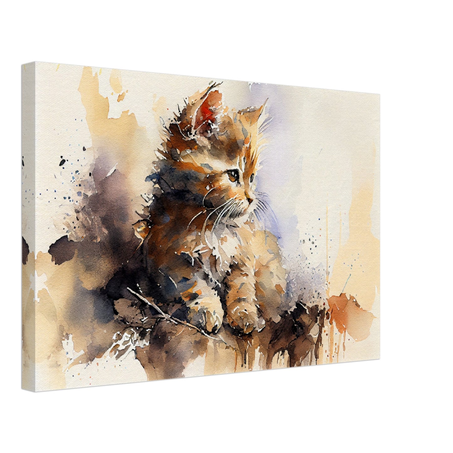 Cute Contemplation Canvas