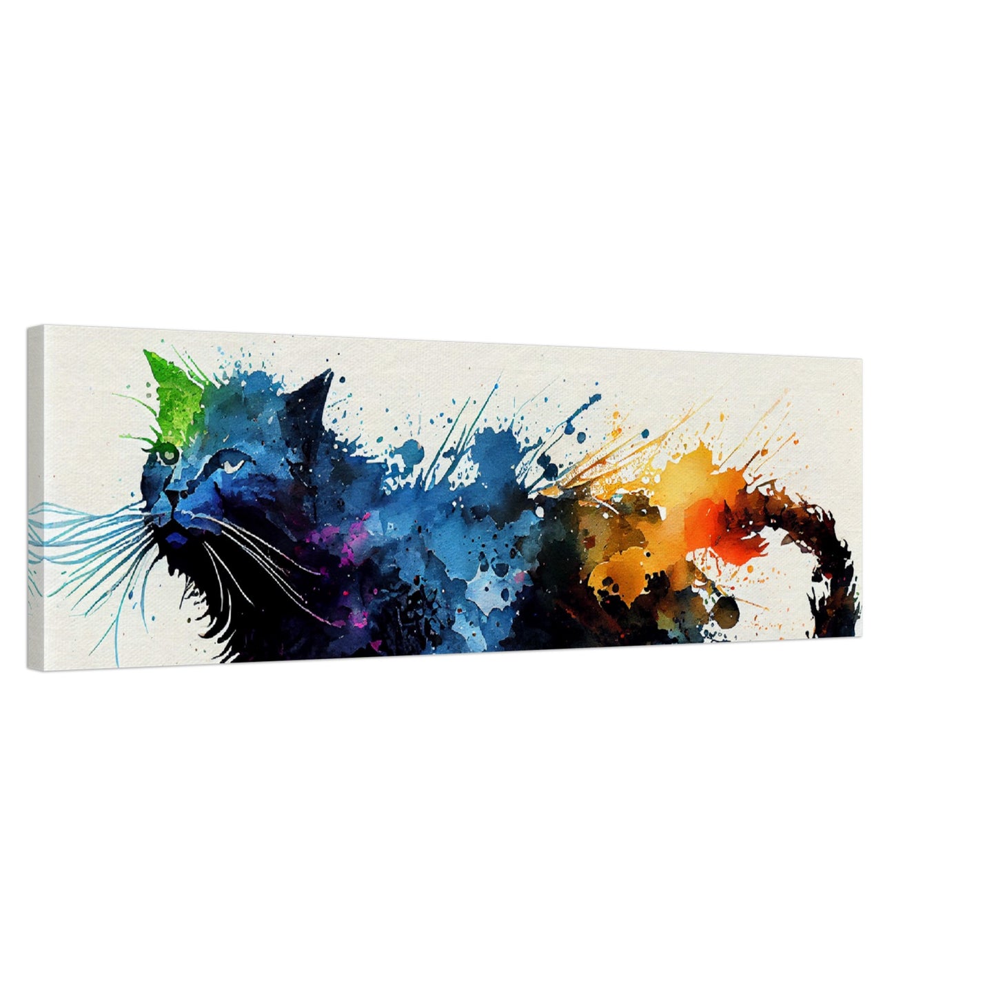 Colorful Whiskers Canvas