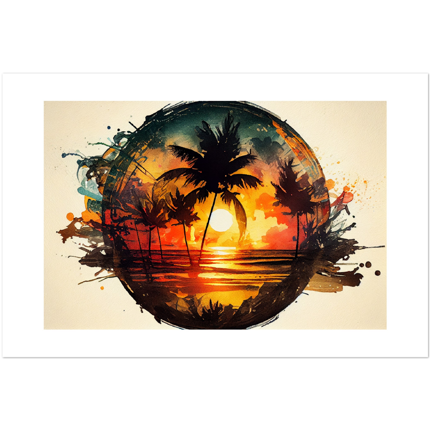 Sunset Spectrum - Premium Matte Paper Poster