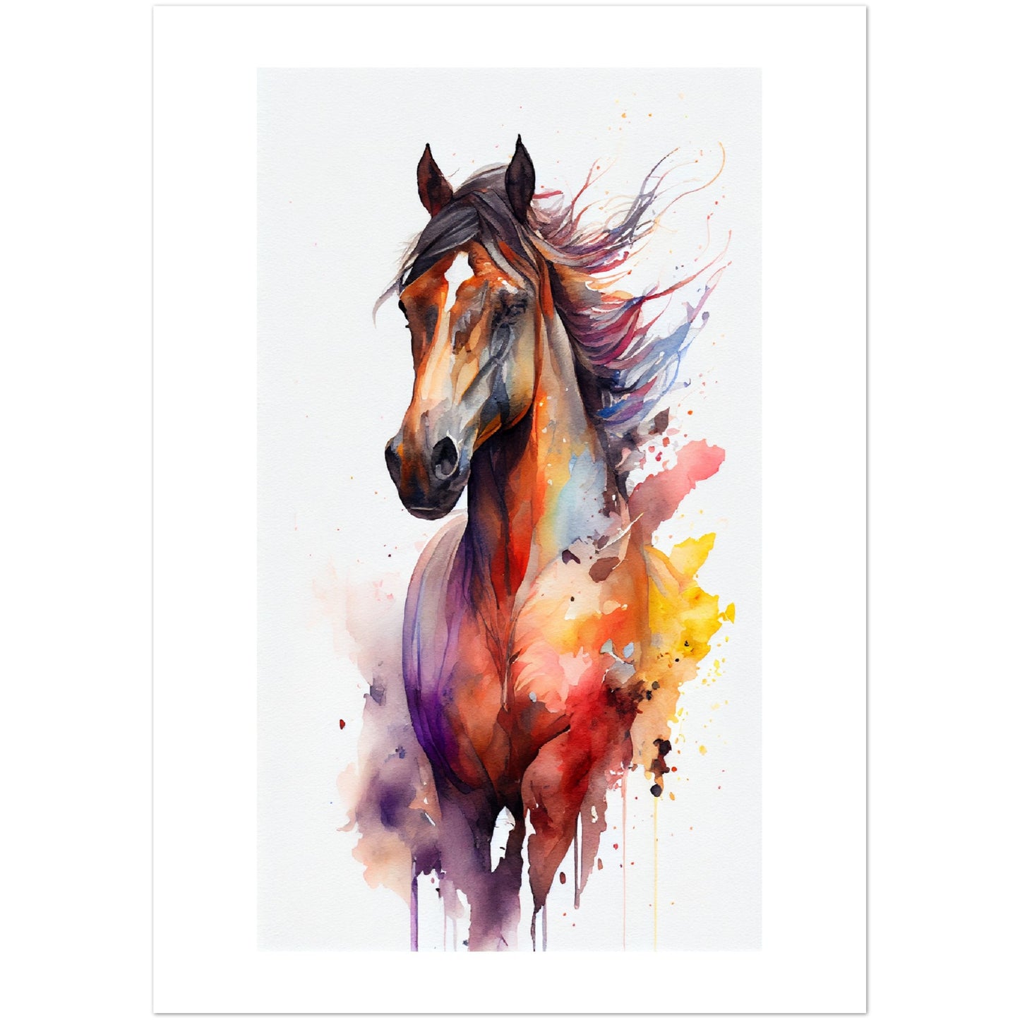 Graceful Galloper - Premium Matte Paper Poster