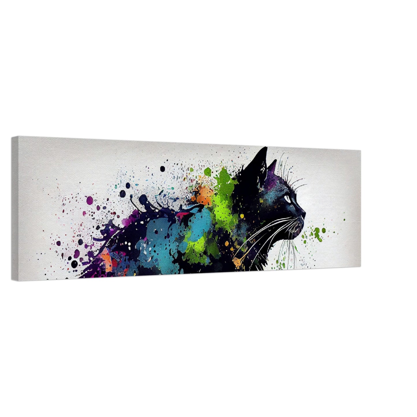 Midnight Whiskers Canvas