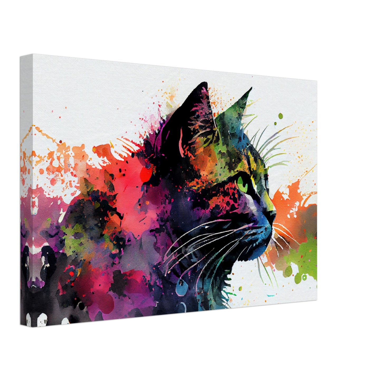 Whimsical Feline Canvas