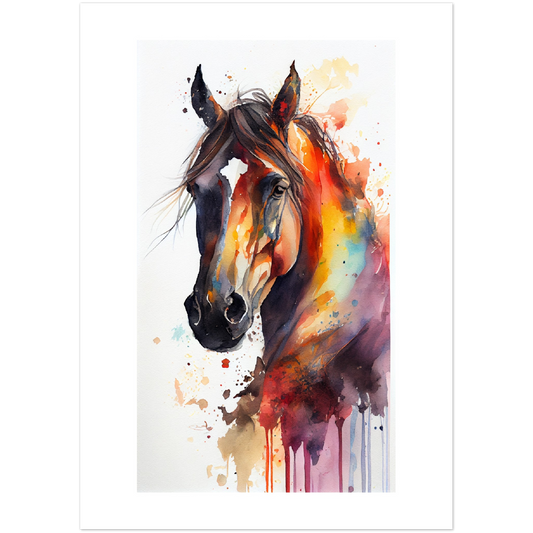 Serene Equine - Premium Matte Paper Poster