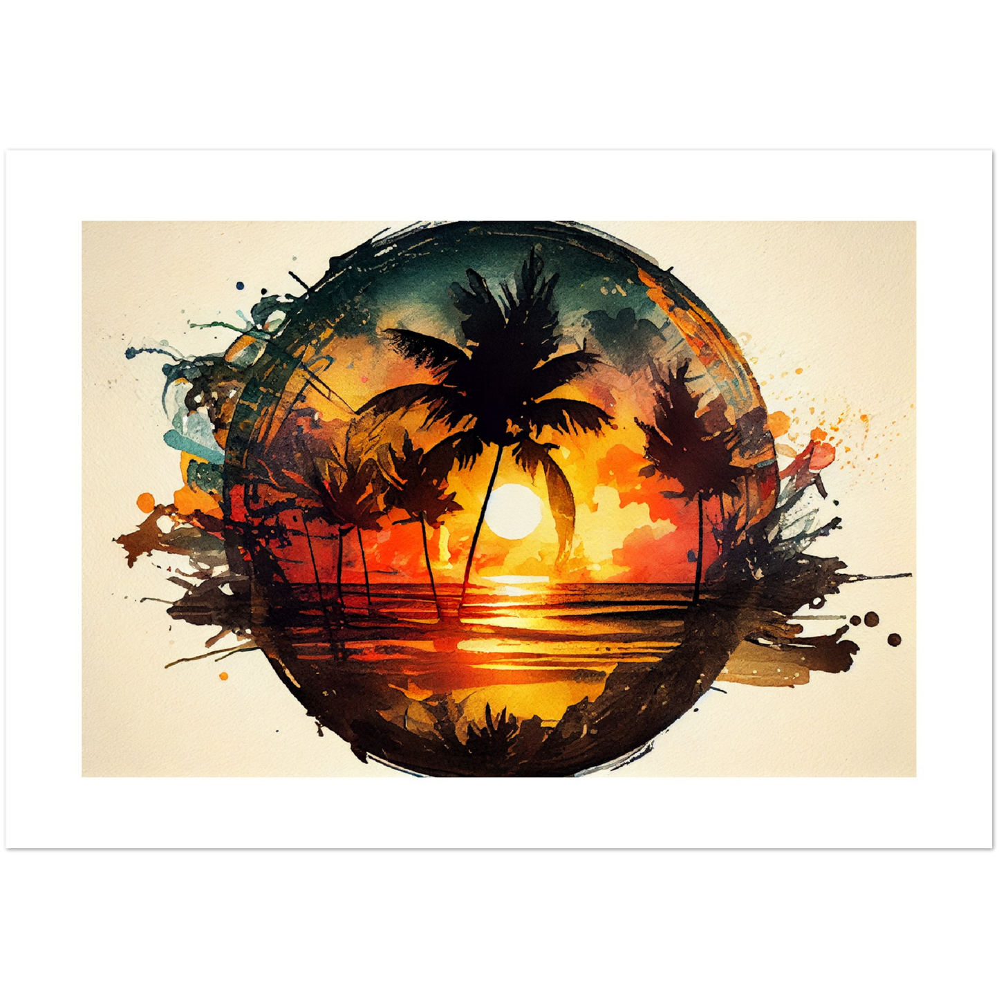 Sunset Spectrum - Premium Matte Paper Poster