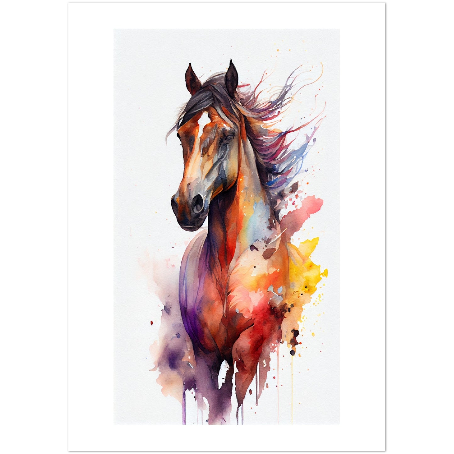 Graceful Galloper - Premium Matte Paper Poster