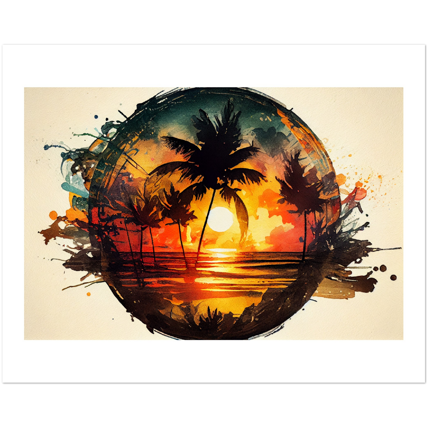 Sunset Spectrum - Premium Matte Paper Poster