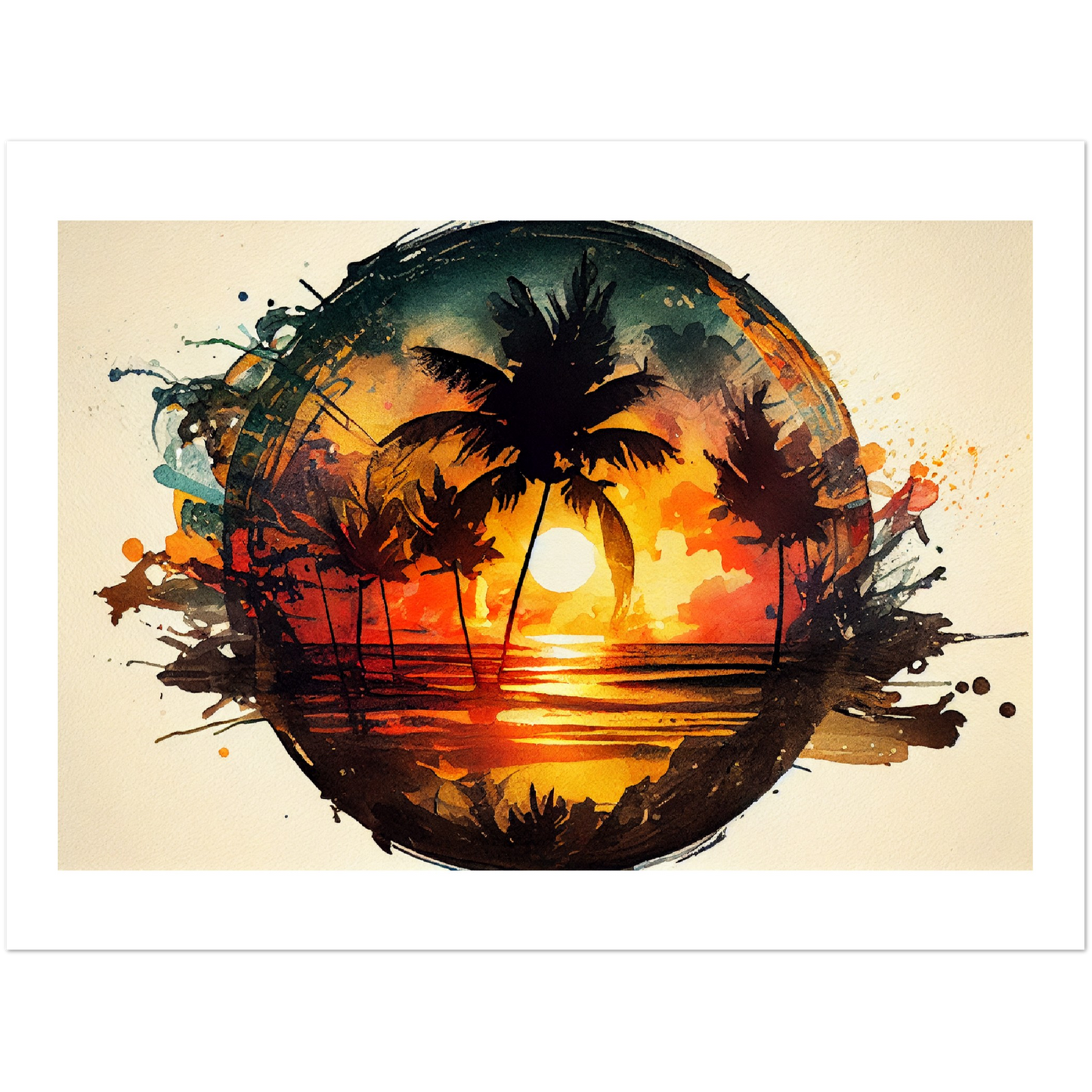 Sunset Spectrum - Premium Matte Paper Poster