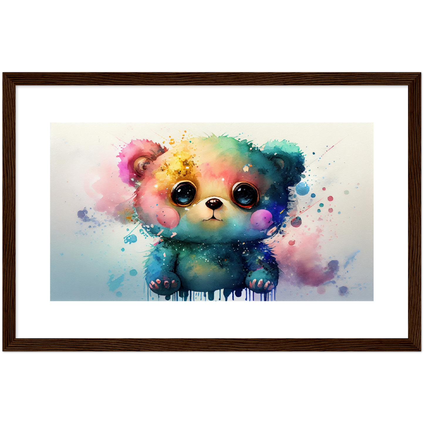 Space Cub - Premium Matte Paper Wooden Framed Poster